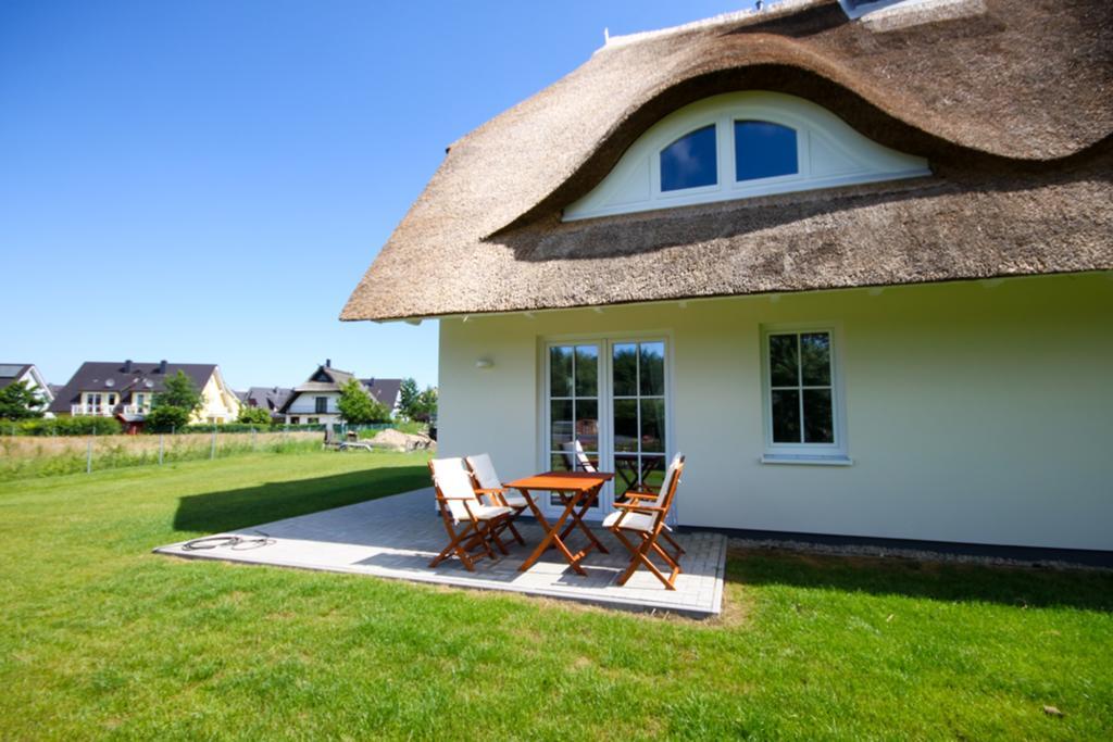Reetdachhaeuser Boergerende Exteriér fotografie